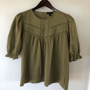 J.crew puff sleeve T-shirt small